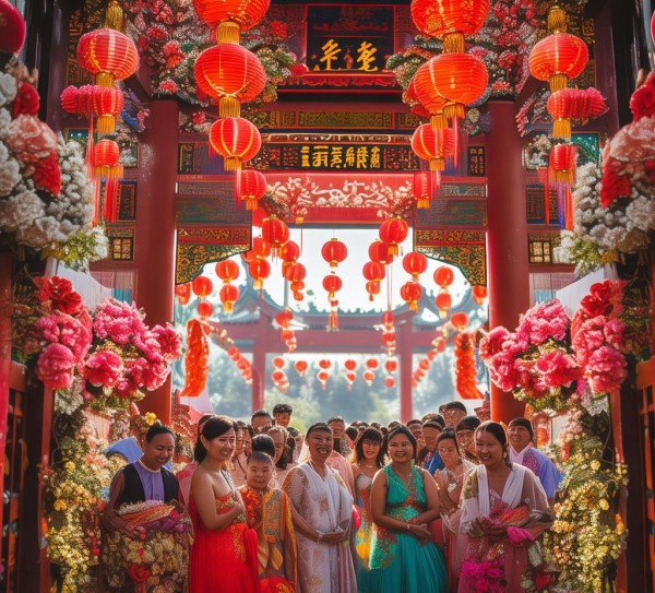 喜气洋洋庆盈门，福满堂前喜开颜——婚庆贺词集锦