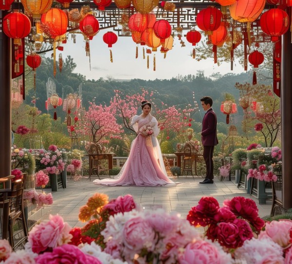 传统韵味与现代风尚融合的浪漫婚礼策划