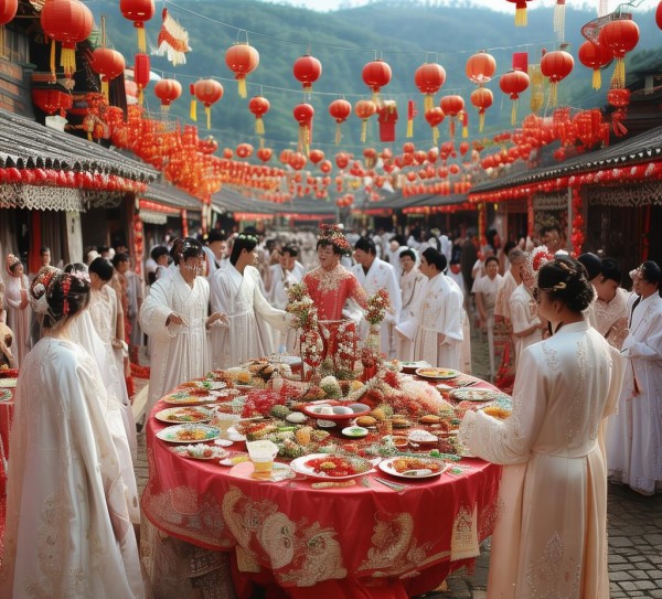 百色婚礼一餐风情，独特婚礼习俗探秘,百色婚礼一餐风情，独特婚礼习俗探秘,习俗探秘,第1张