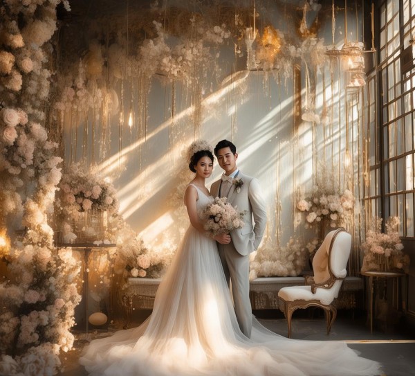 太原尖草坪区浪漫婚纱摄影工作室，艺术与爱情的完美融合,太原尖草坪区浪漫婚纱摄影工作室，艺术与爱情的完美融合,婚纱摄影,婚纱礼服,创意,第1张